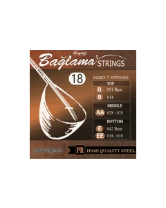 Baglama Strings Saz Teli Saiten PR18 Light