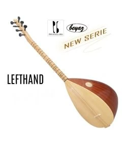 2616 Linkshand E-AKUSTIK Saz Baglama Kisasap Beyaz Auswahl mit EQ-USB JOYO