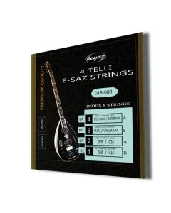 New 4 Telli Pro Quality Strings (018) Elektro Baglama E Saz Teli Saiten Loopend