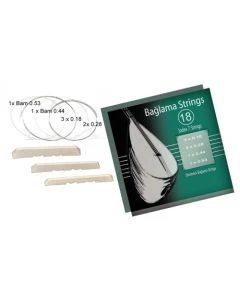 Quality Strings Baglama Teli KISASAP Baglama Saz Saiten mit 3 x Steg 018 Set