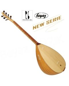 2709 Pro Baglama Saz Kurzhals 39K Akustik oder Auswahl mit EQ Preamp Beyaz