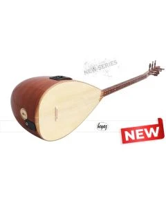 Pro Kurzhals Baglama EQ-USB Saz Mahagoni Korpus Direkt vom Hersteller PR8206