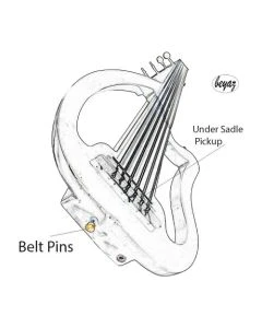 SALE ! Electric Oud Ud With mp3 EQ JOYO B Stock ! Under Sadle Price REDUCED!