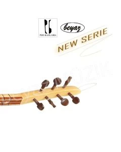 27218 Pro Baglama Saz Kurzhals 40K Akustik oder Auswahl mit EQ Preamp Beyaz