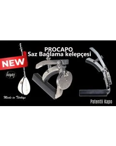 PROCAPO Saz Baglama kelepcesi Saz Capo Kapodaster einzige patentierte für Saz