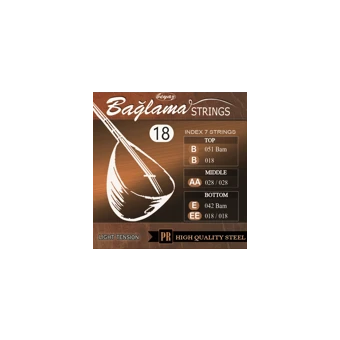 Baglama Strings Saz Teli Saiten PR18 Light