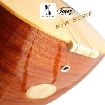 Elektroakustische Saz Baglama Kisasap 40 cm Korpus Beyaz direkt vom Hersteller