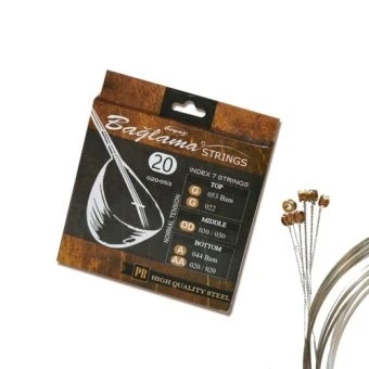 High Quality Baglama Strings Saz Teli Topuzlu Saiten mit Kugel Ball beyaz 020