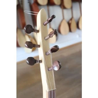 Pro Baglama Saz Kurzhals Akustik oder Auswahl mit EQ Preamp Beyaz 