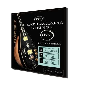 New E-SAZ 022 Set Professional Quality Strings Elektro Baglama Saz Teli Saiten