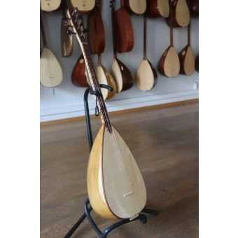 Carved Mulberry Oyma DUT Geschnitzte Maulbeer SHORTNECK KISASAP Baglama